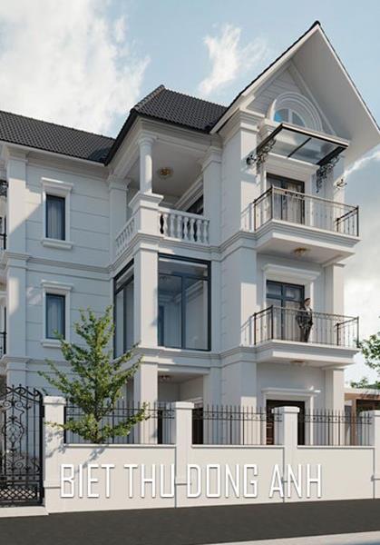 Thiết kế kiến trúc, nội thất biệt thự tại Đông Anh Hà Nội