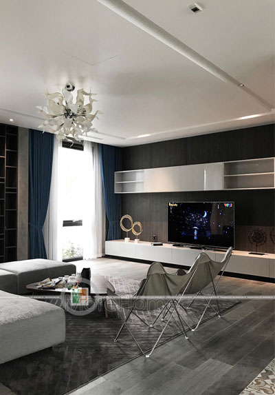 Công trình thi công nội thất biệt thự hiện đại Vinhomes Riverside