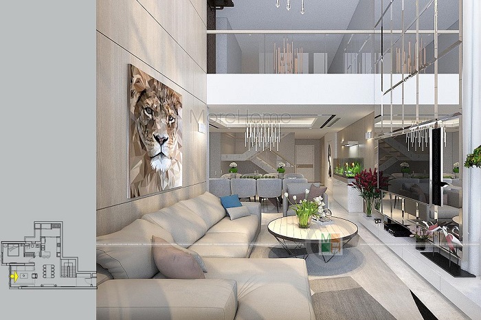 Tư vấn thi công biệt thự mặt tiền 7m