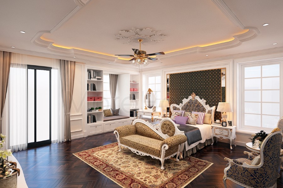 Thiết kế nội thất biệt thự tân cổ điển quận 11 Thiết kế nội thất biệt thự tân cổ điển quận 11