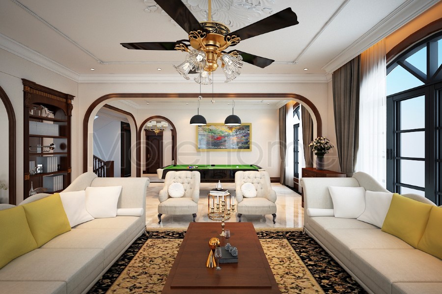Thiết kế nội thất biệt thự tân cổ điển quận 11 Thiết kế nội thất biệt thự tân cổ điển quận 11