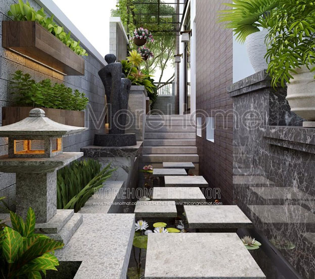Thi công sân vườn biệt thự
